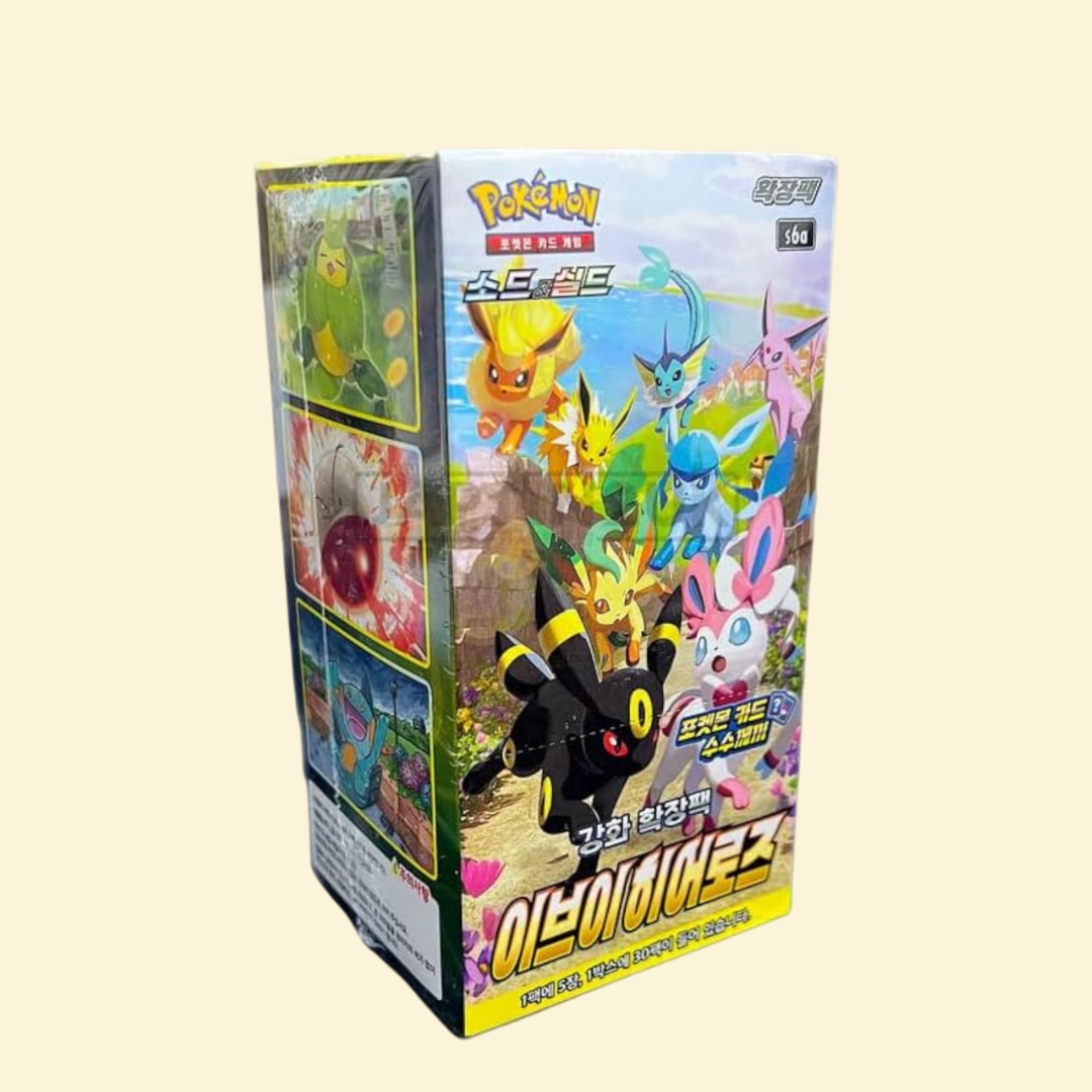 Eevee Heroes Booster Box Coreano