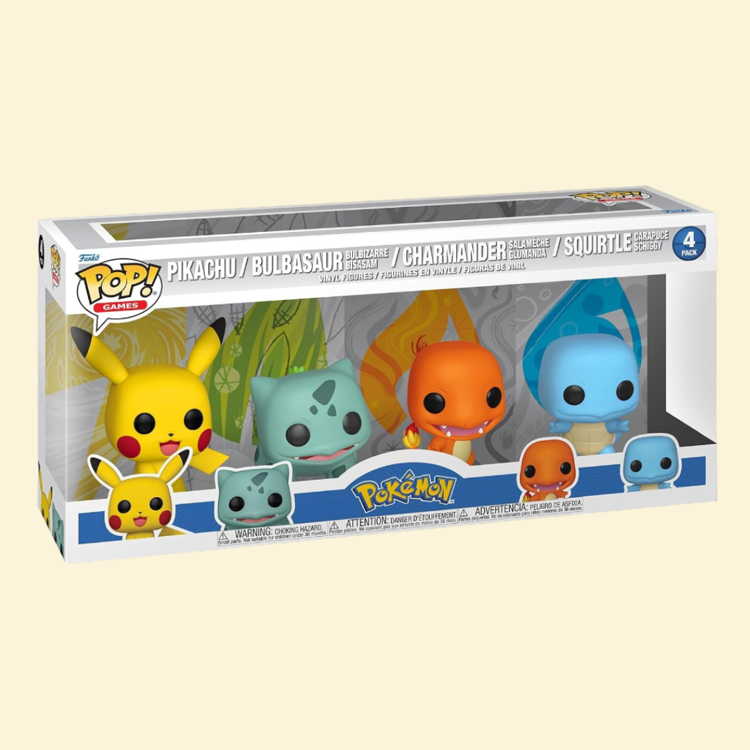 Pack Funko Pop! Iniciales y Pikachu