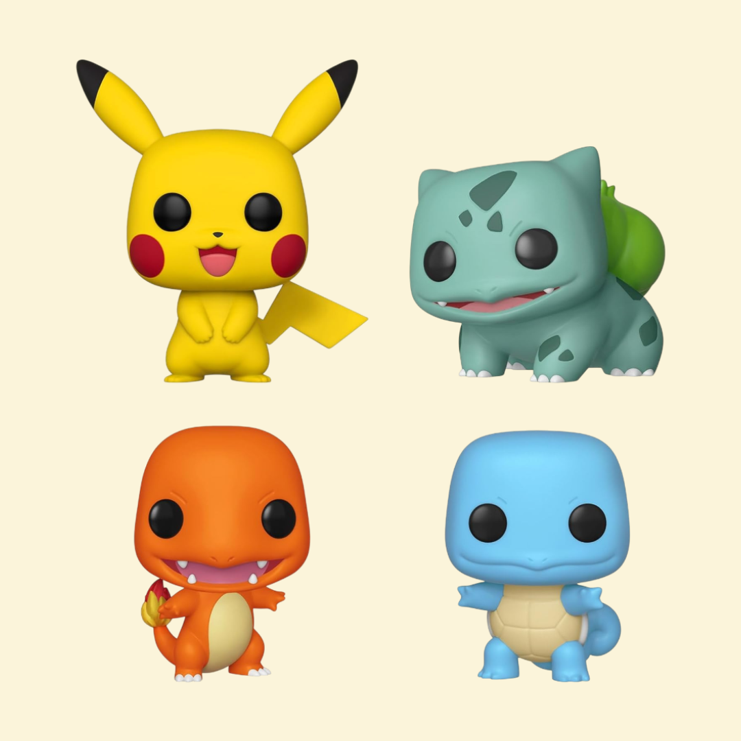 Pack Funko Pop! Iniciales y Pikachu