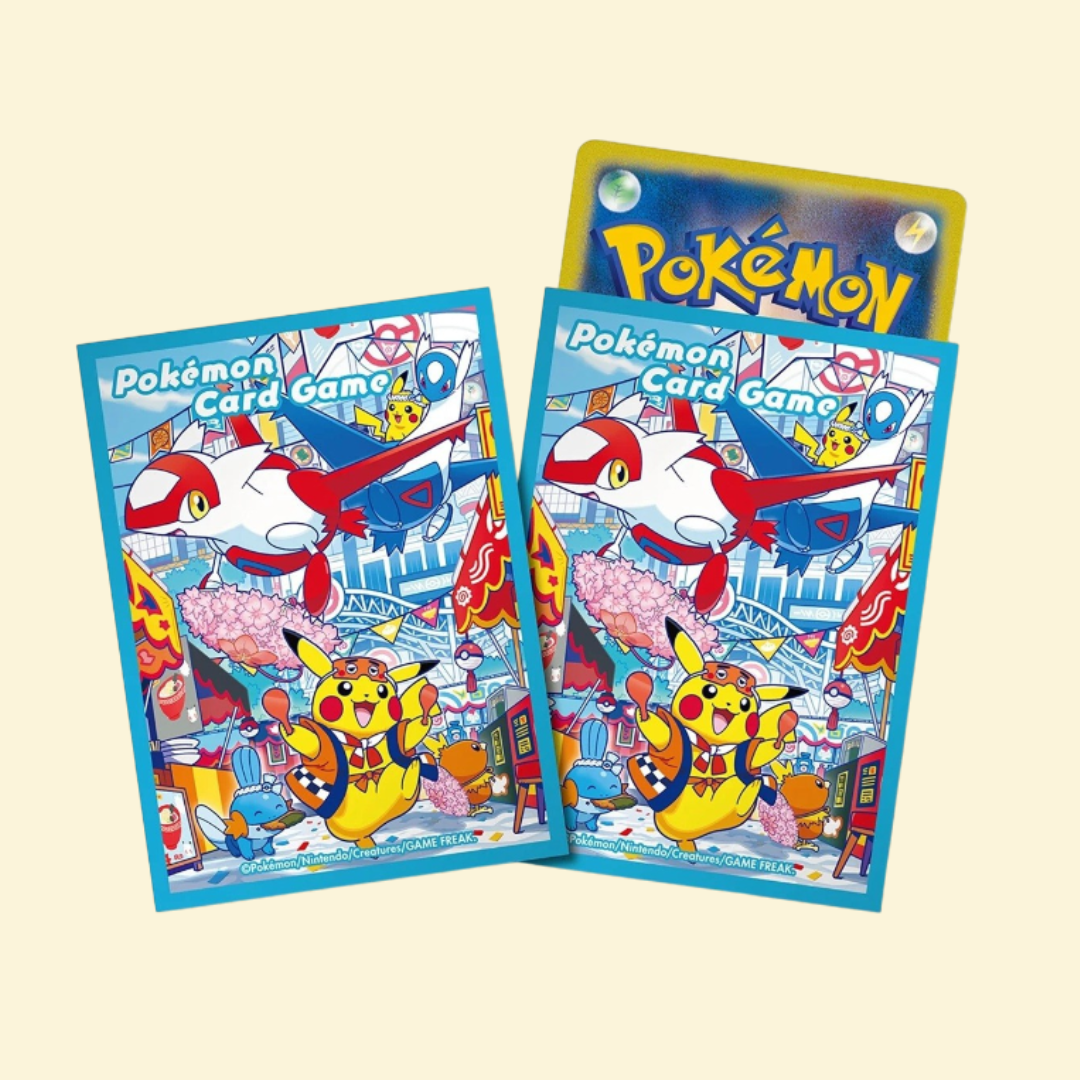Pack 64 fundas Pokémon Center Fukuoka