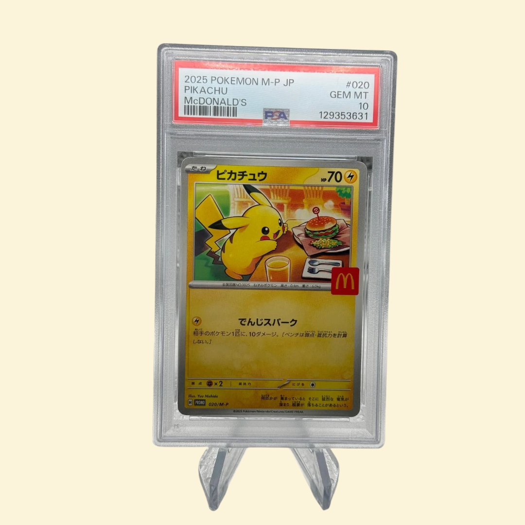 PSA 10 McDonald´s Pikachu Promo